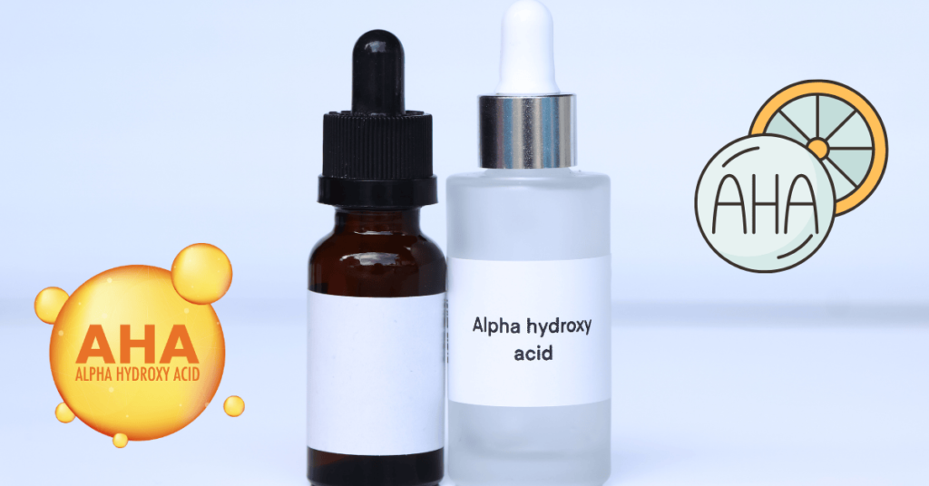 alpha hydroxy acids (AHAs).